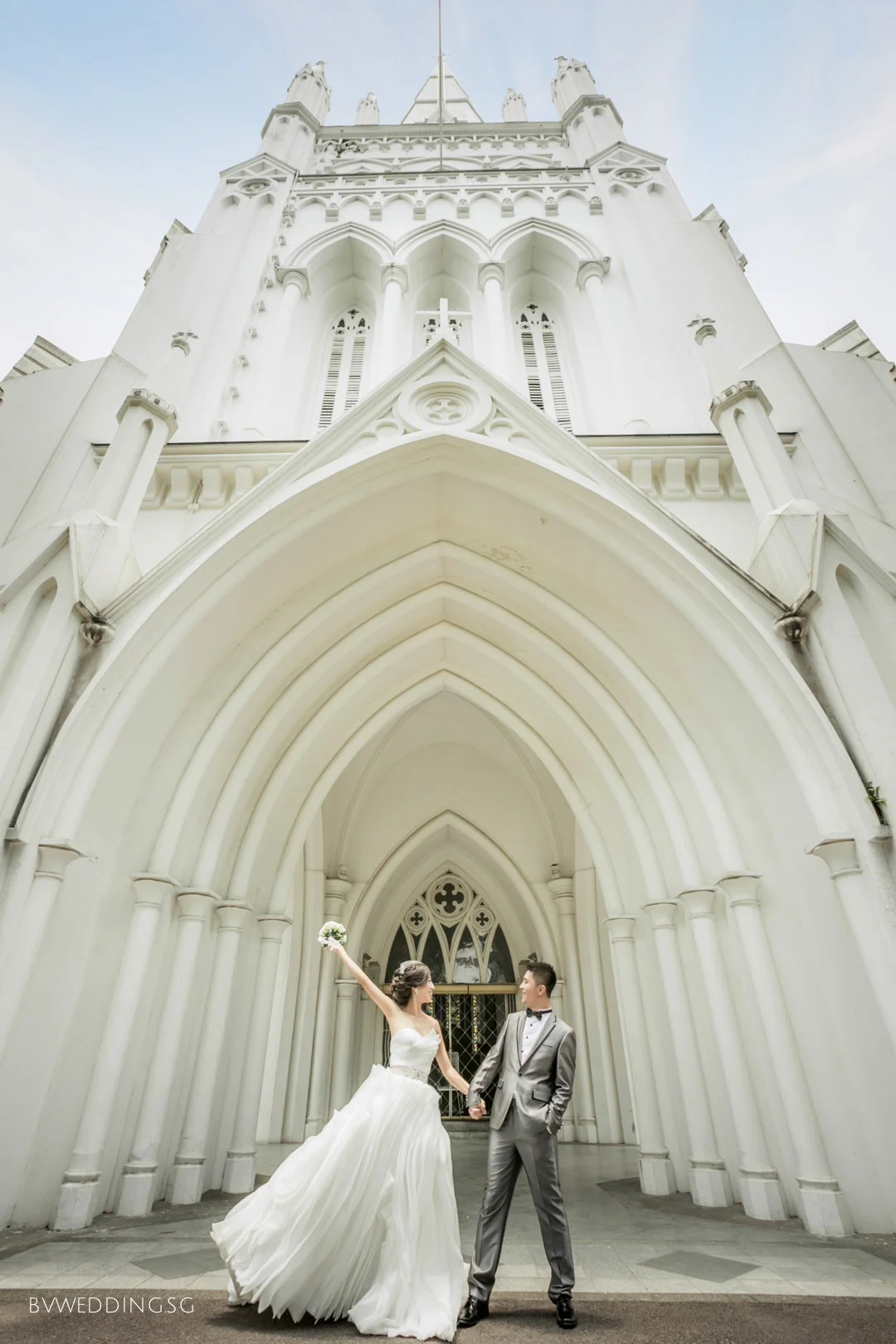 pre-wedding Photoshoot at St.Andrew Cathedral