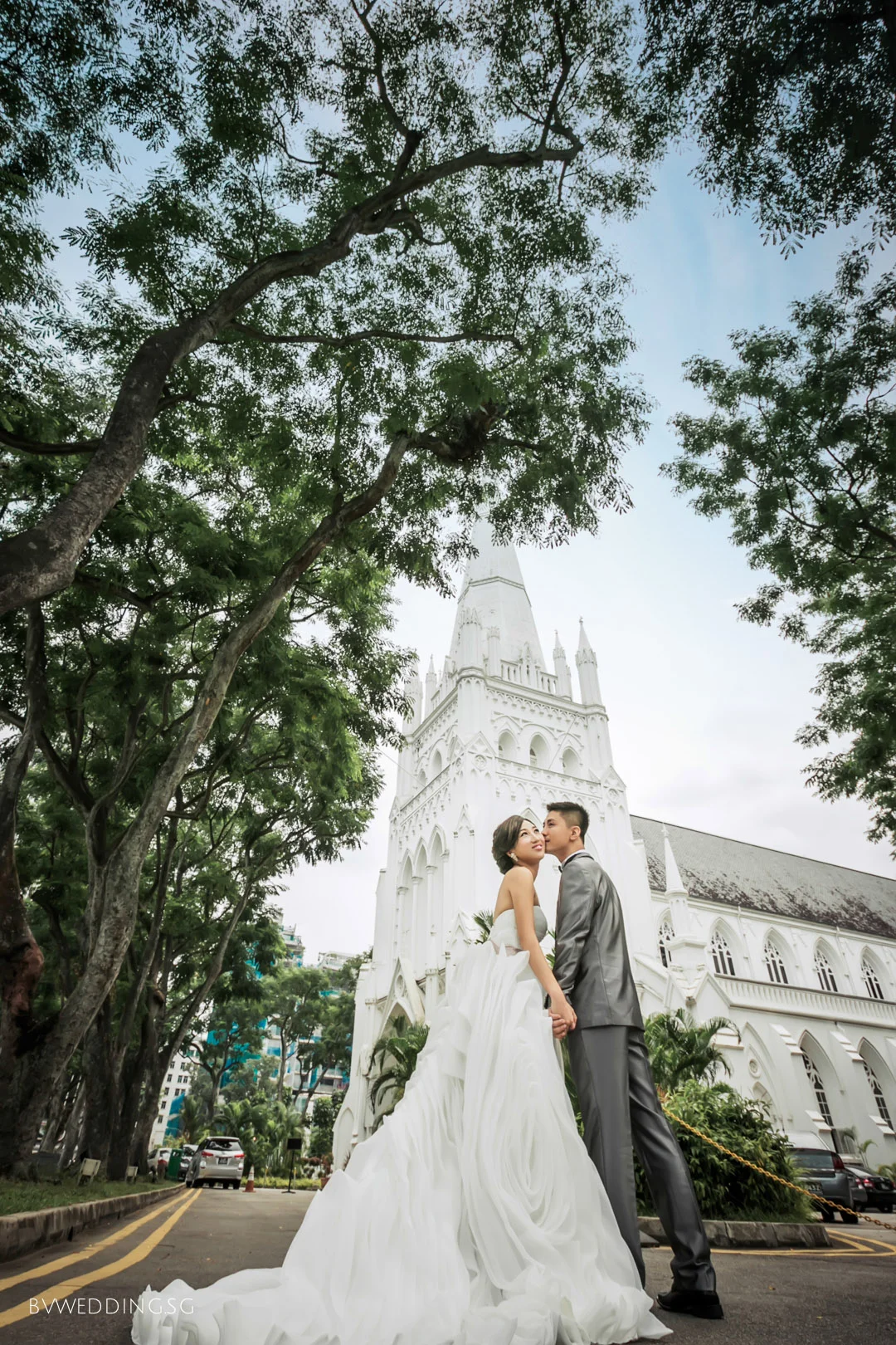 pre-wedding Photoshoot at St.Andrew Cathedral