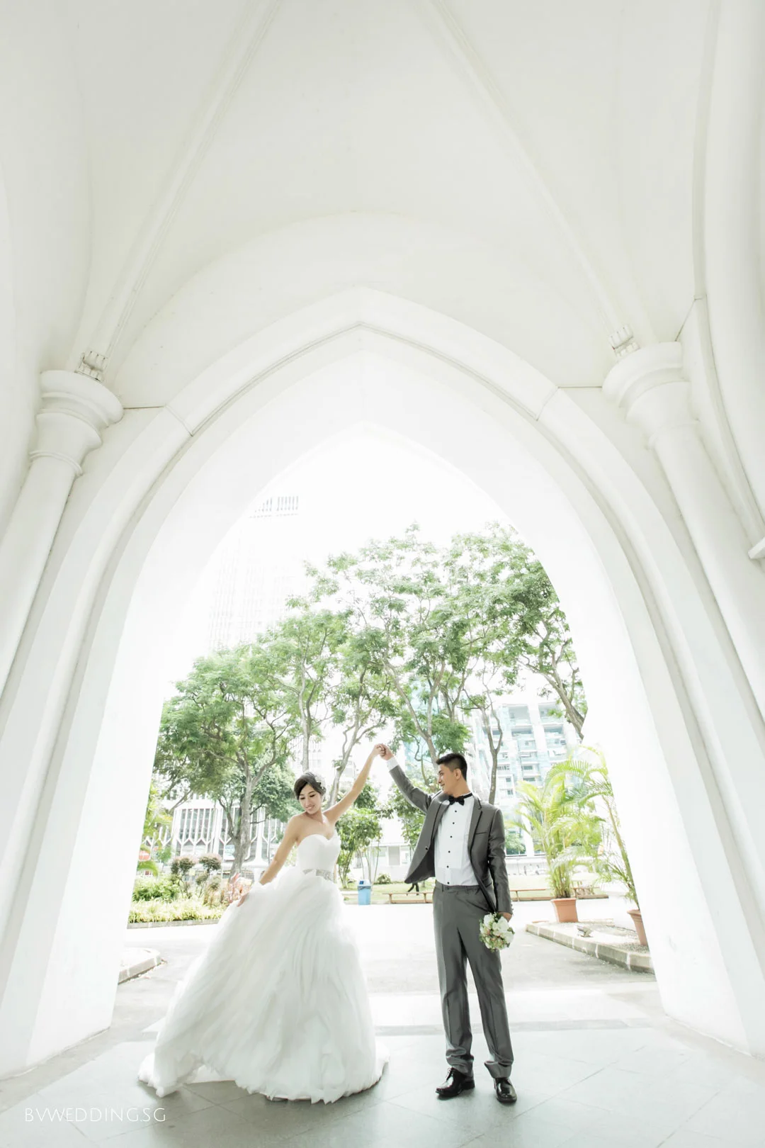 pre-wedding Photoshoot at St.Andrew Cathedral