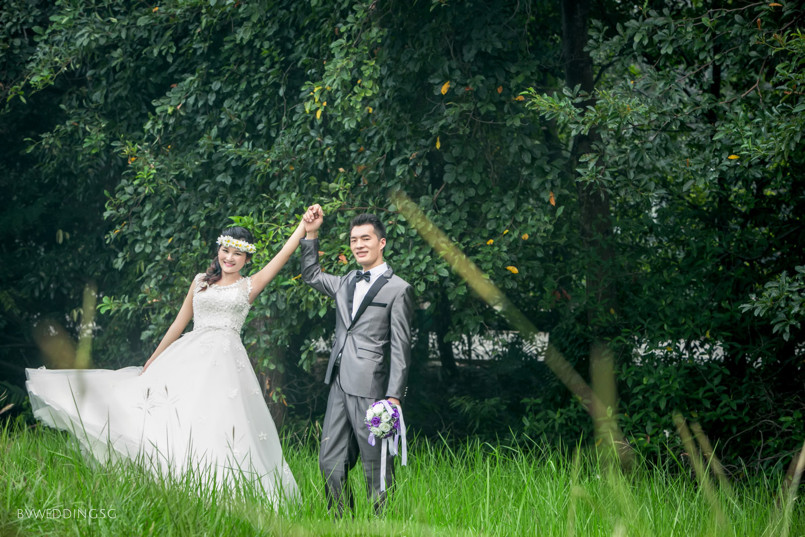 Pre-wedding Photoshoot at Botanic Gardens