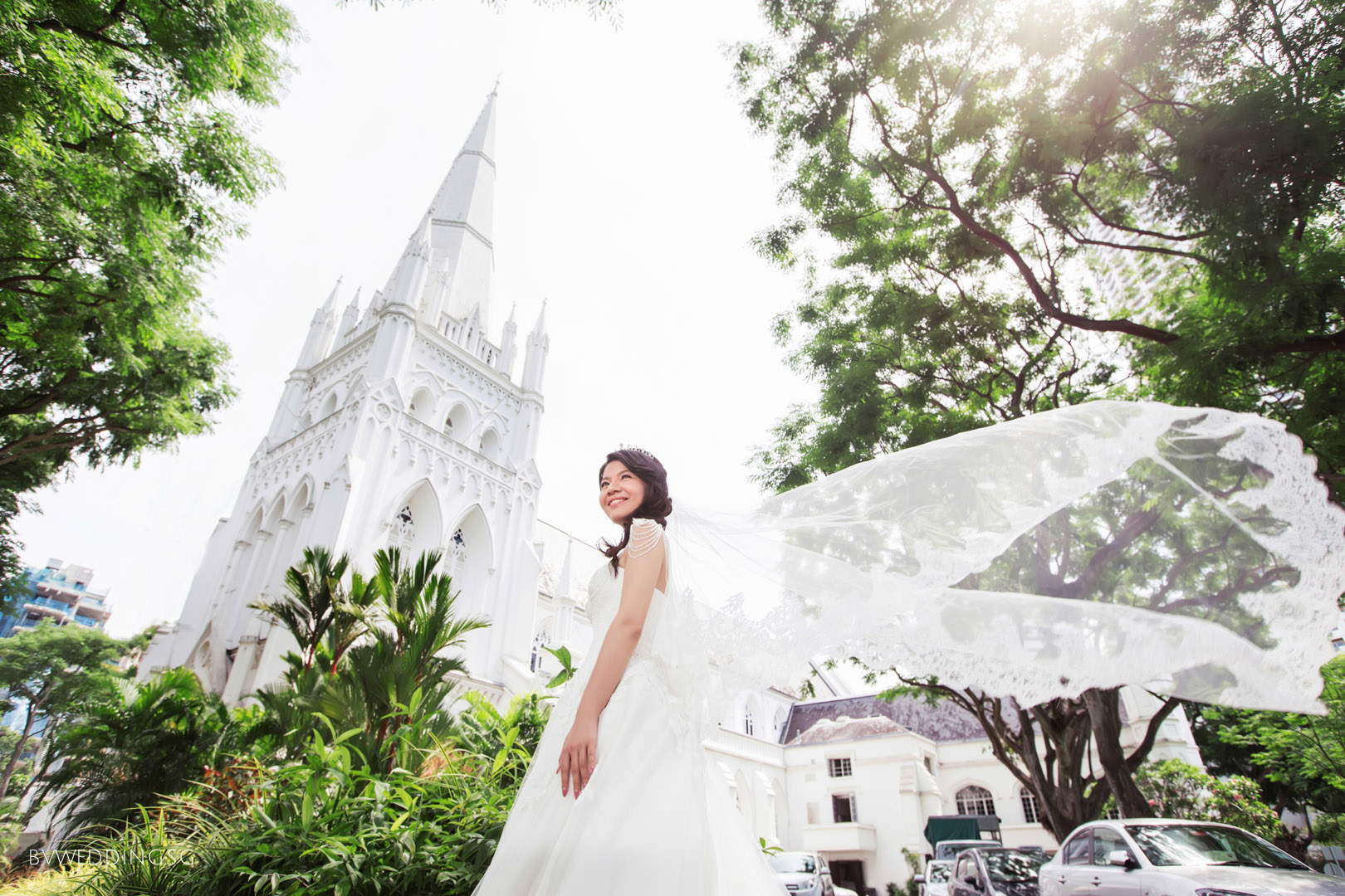 Pre-wedding Photoshoot at St.Andrew Cathedral