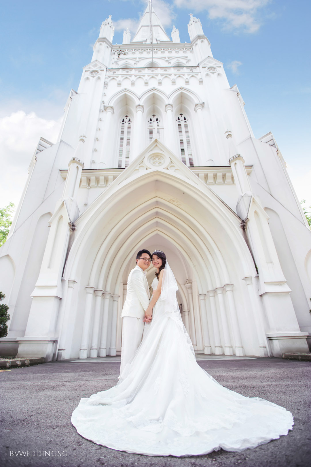 Pre-wedding Photoshoot at St.Andrew Cathedral