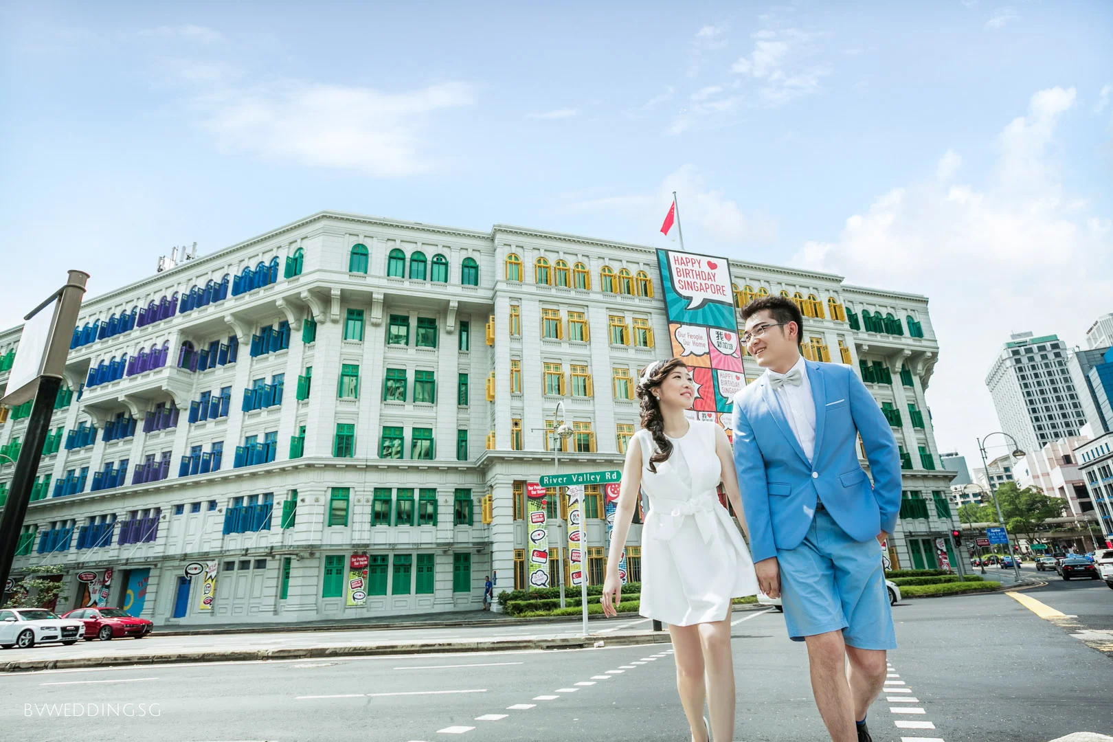 Casual Couple Photoshoot at MICA Building