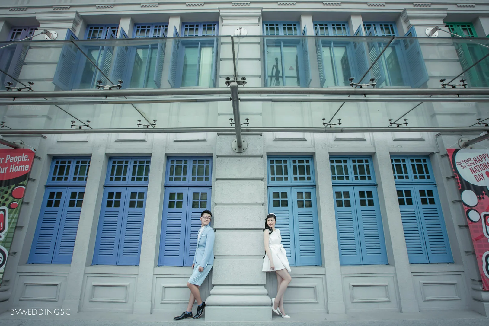 Casual Couple Photoshoot at MICA Building