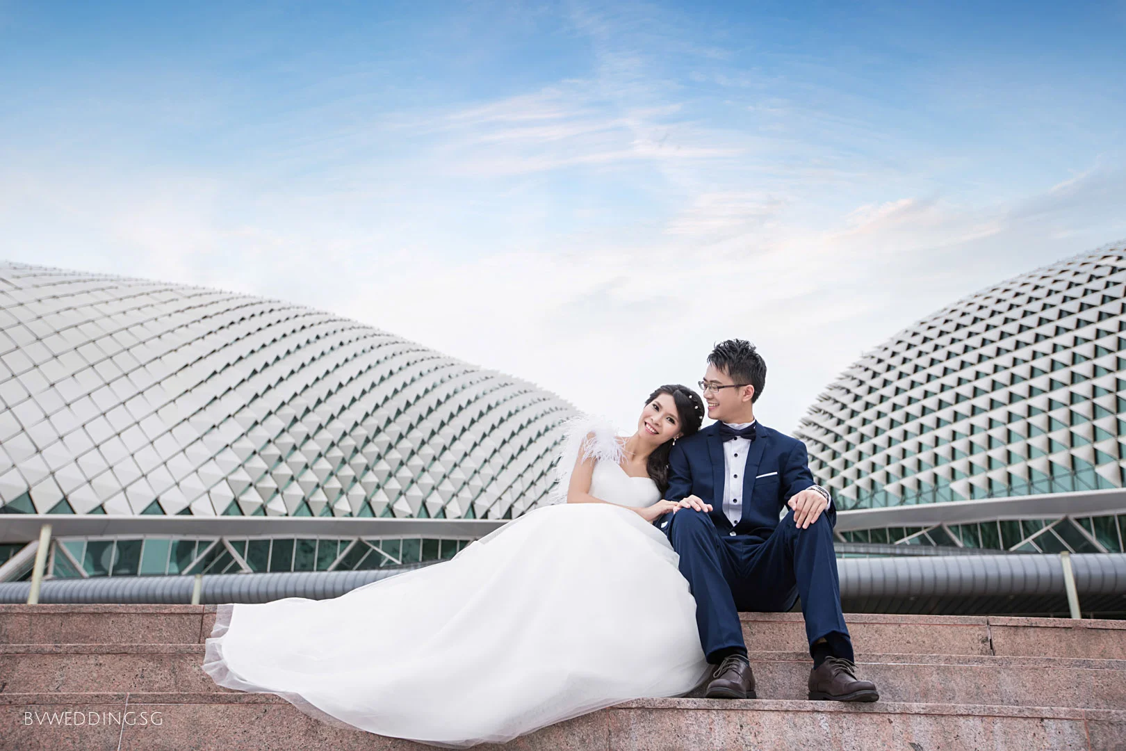 Pre-wedding photoshoot at esplanade