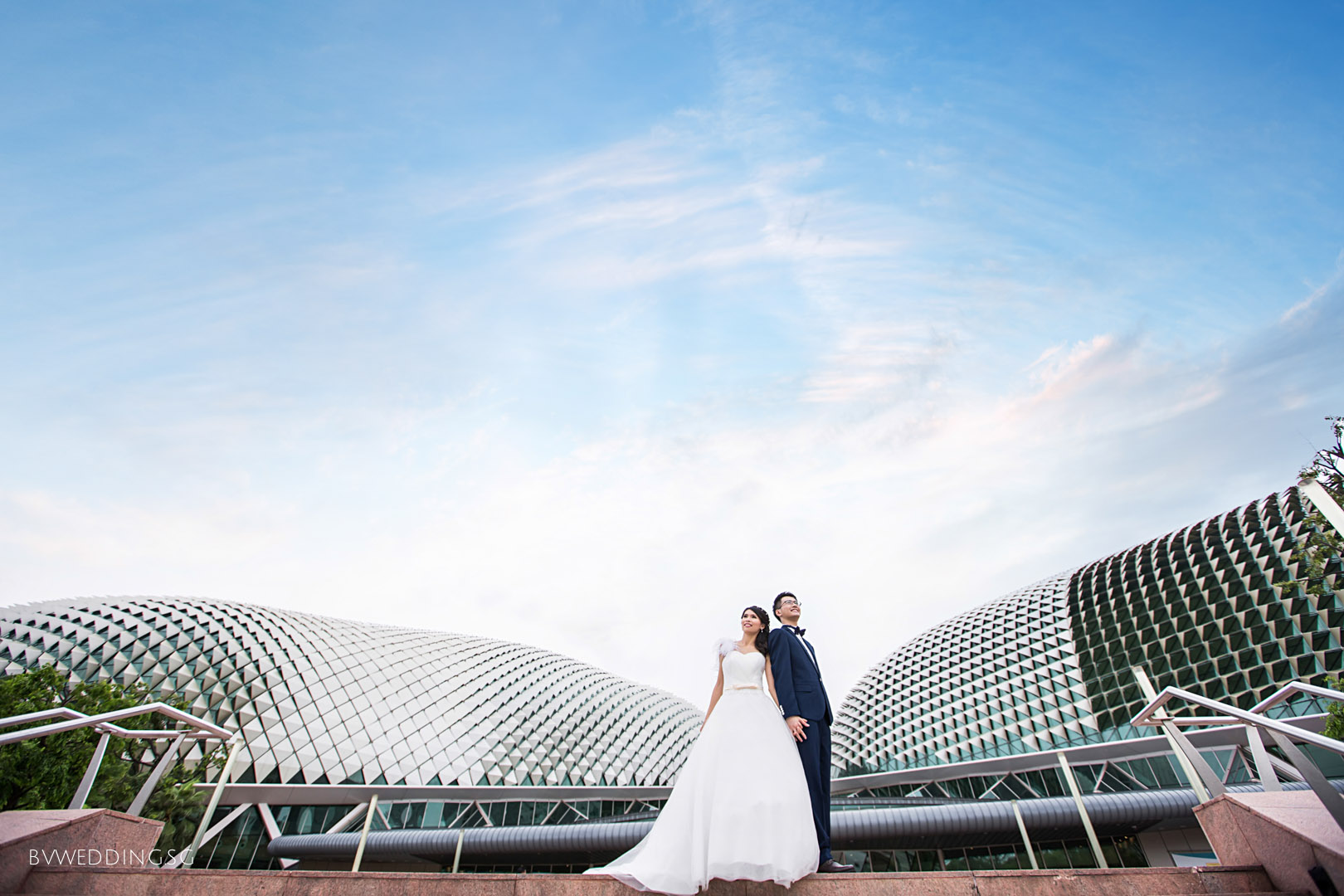 Pre-wedding photoshoot at esplanade