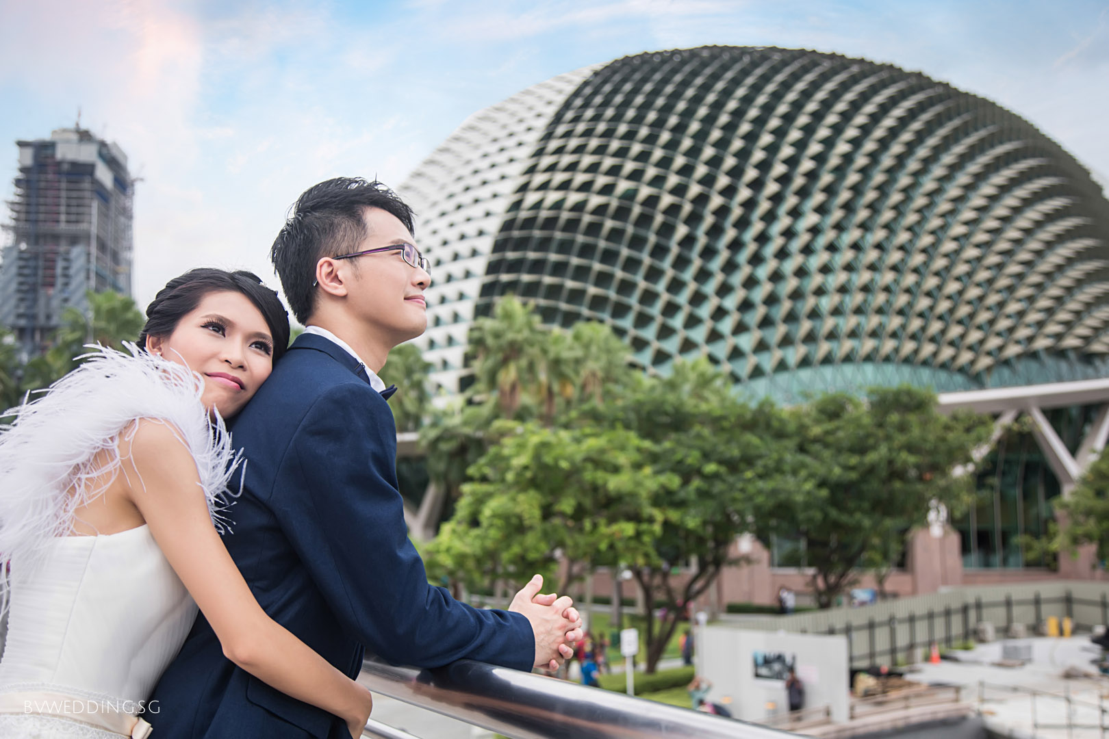 Pre-wedding photoshoot at esplanade