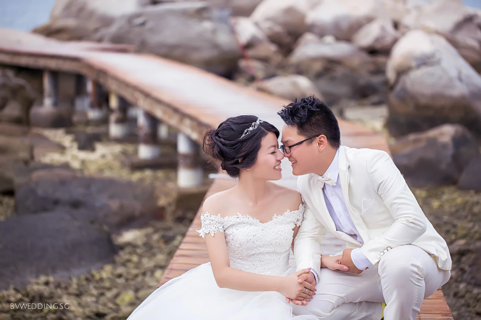Pre-wedding photoshoot at Bintan Island Beach