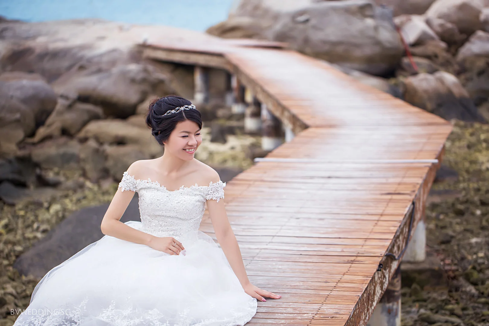 Pre-wedding photoshoot at Bintan Island Beach