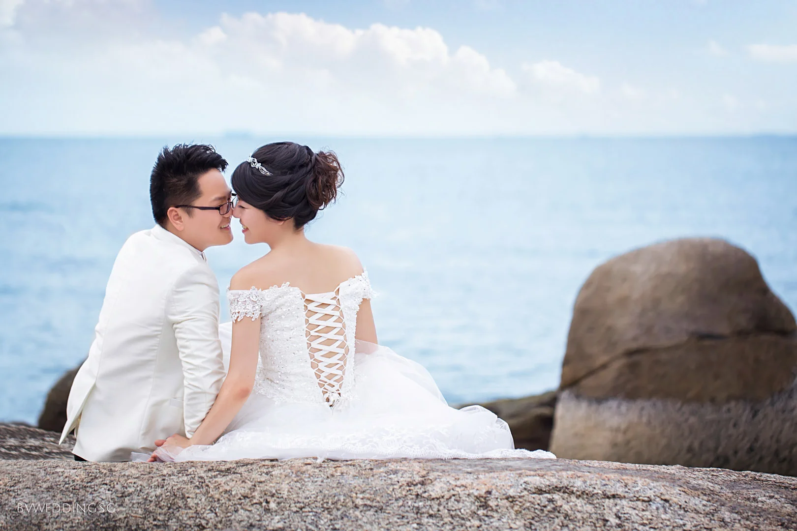 Pre-wedding photoshoot at Bintan Island Beach