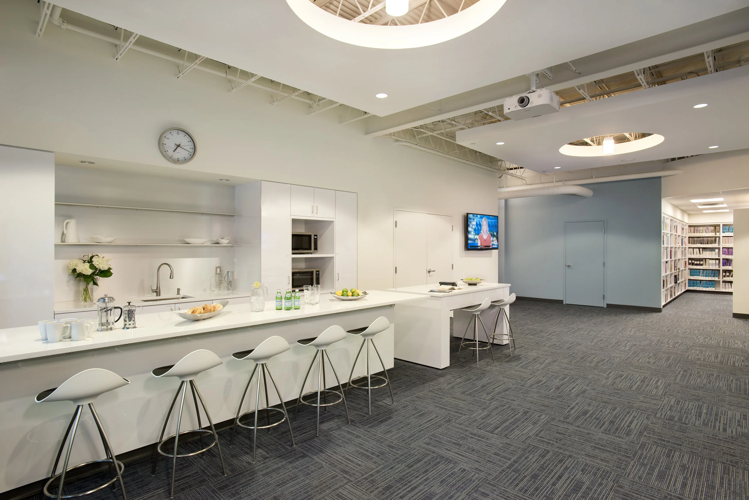 Charles River Analytics Kitchenette by HDS Architecture
