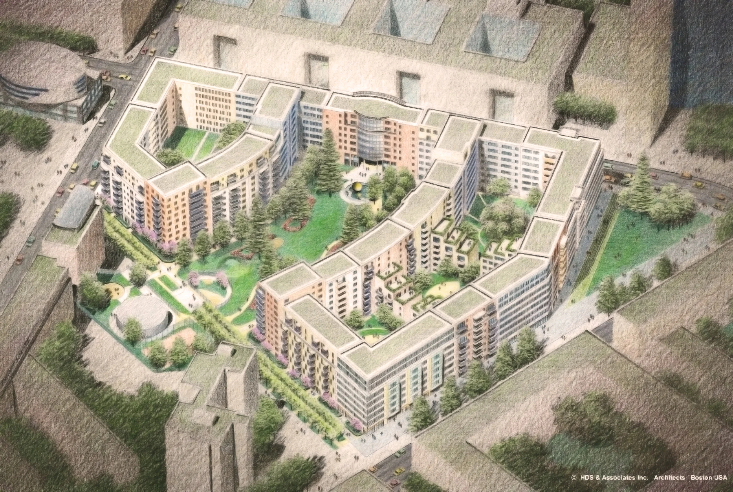 Markengrafenpark Site Plan by HDS Architecture