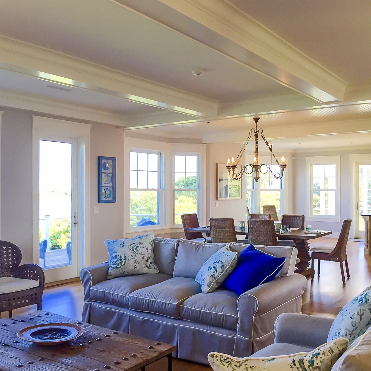 Oceanfront Cottage Living Room 2 by HDS Architecture