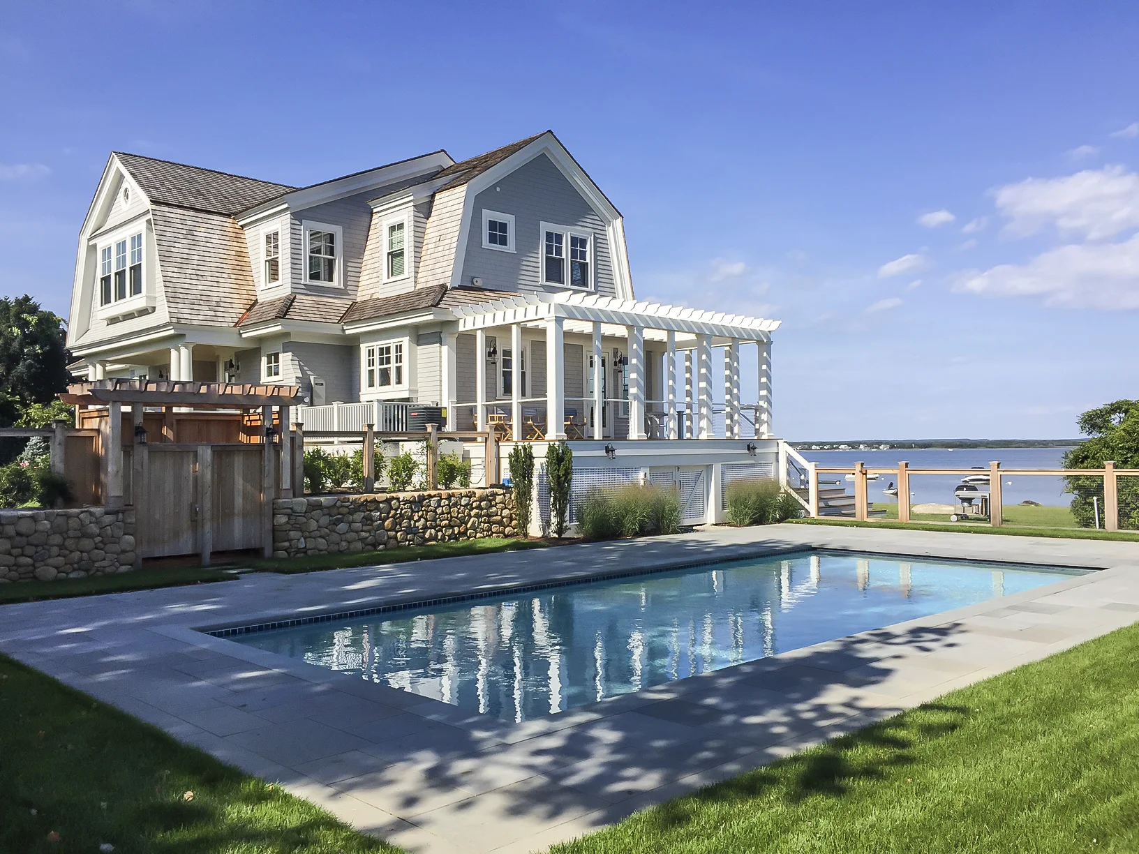 Oceanfront Cottage Pool by HDS Architecture