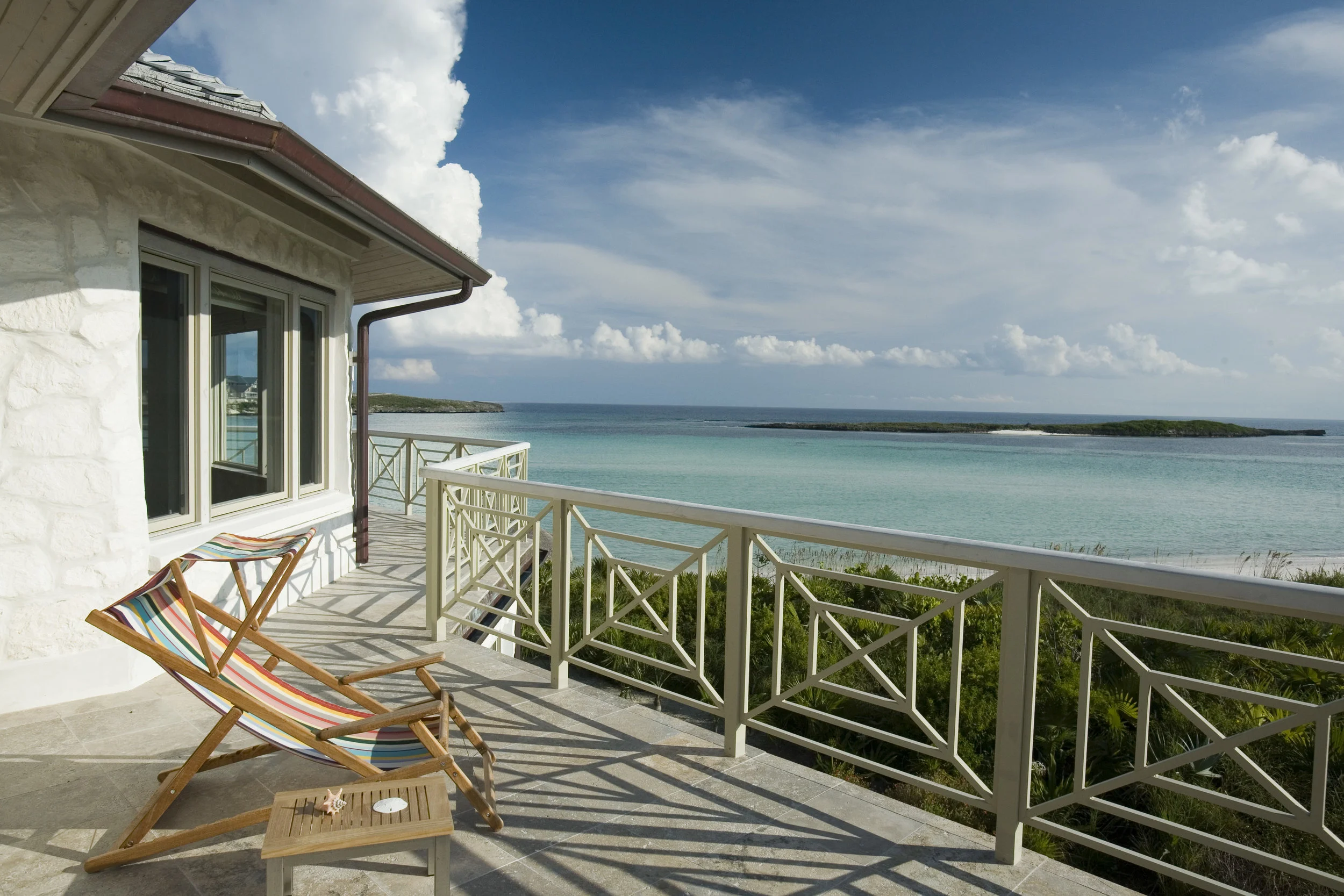 Beachfront Estate Bahamas Terrace by HDS Architecture