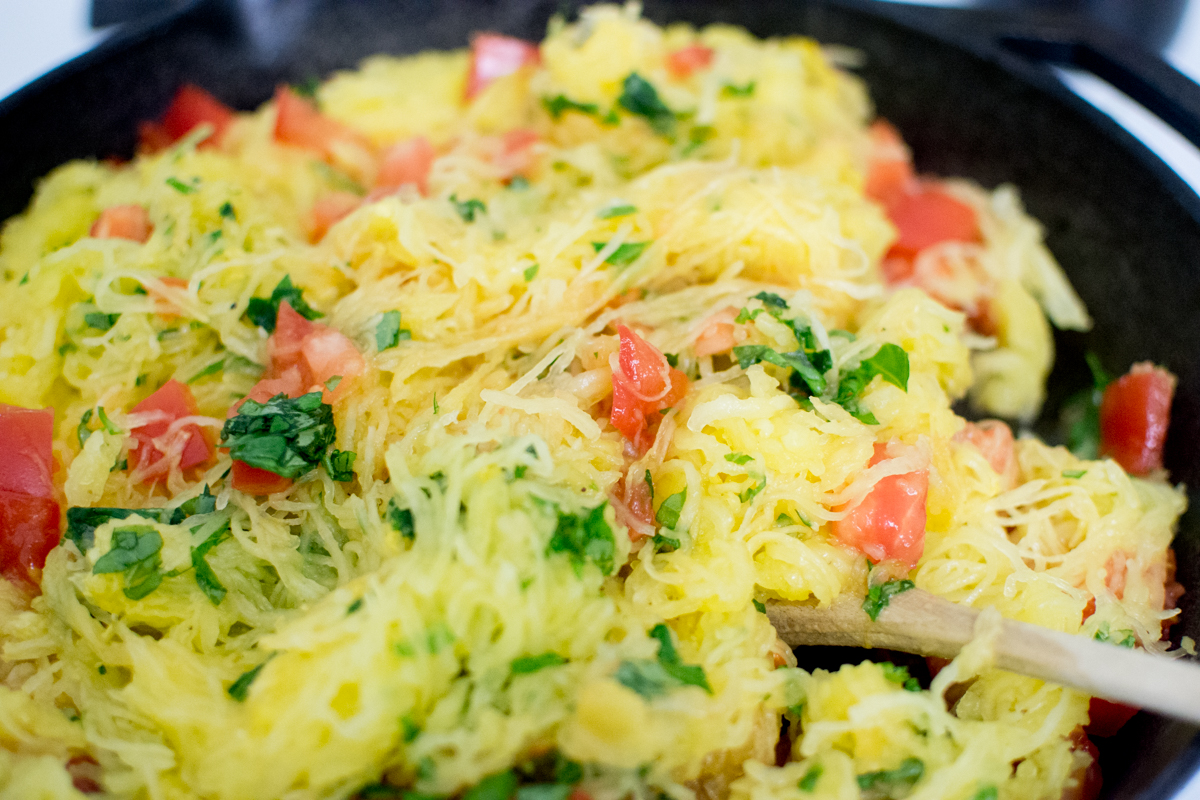 I wanted the "noodles" to be a bit more tender, so after sautéing the veggies, I added the squash to cook a bit more. The result is amazing, and it actually tastes better the day after - all the flavors are absorbed into the squash a bit more. Sprinkle with a bit of parmesan - you are in for a treat! 