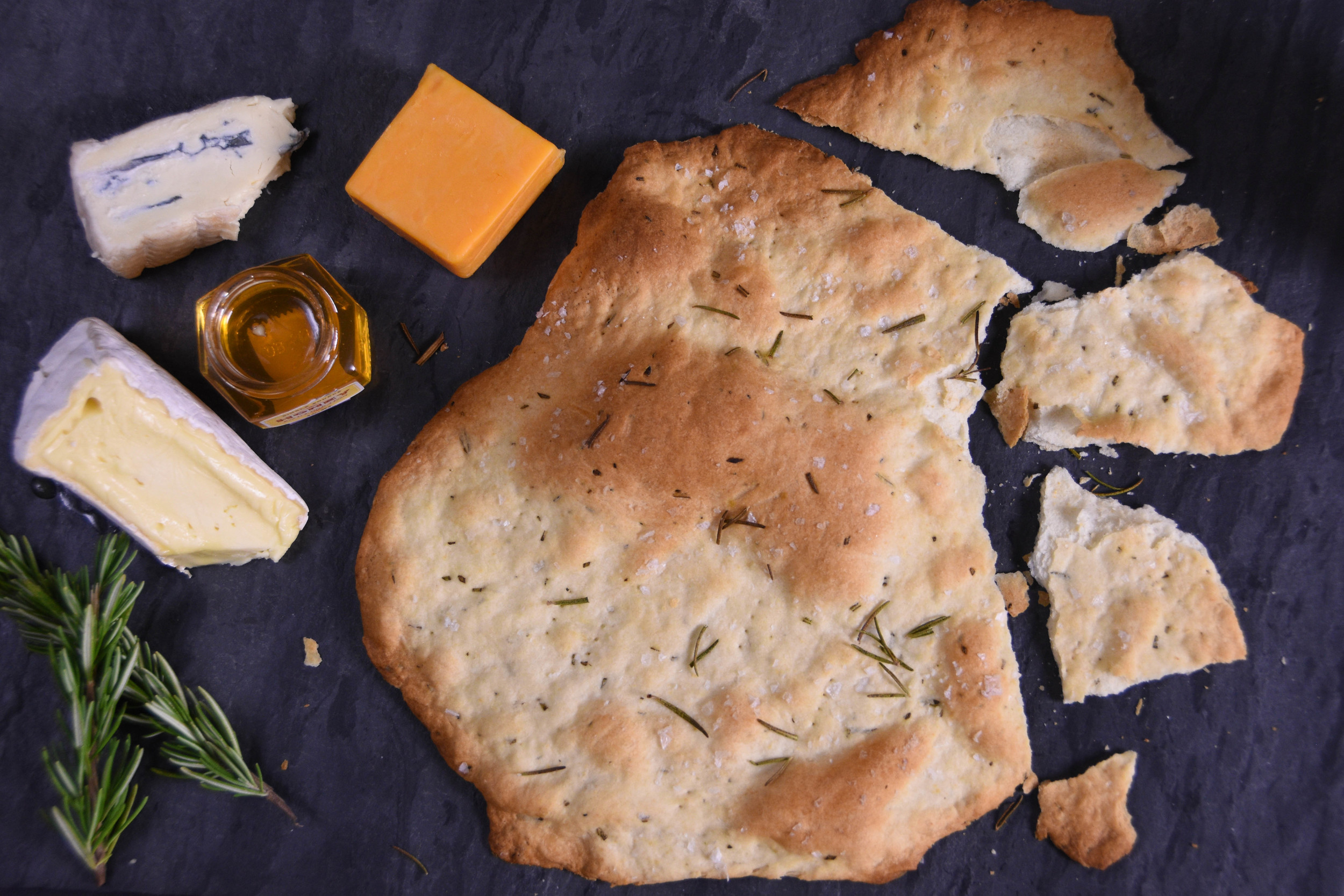  You only need 7 simple ingredients to make these amazing crackers: