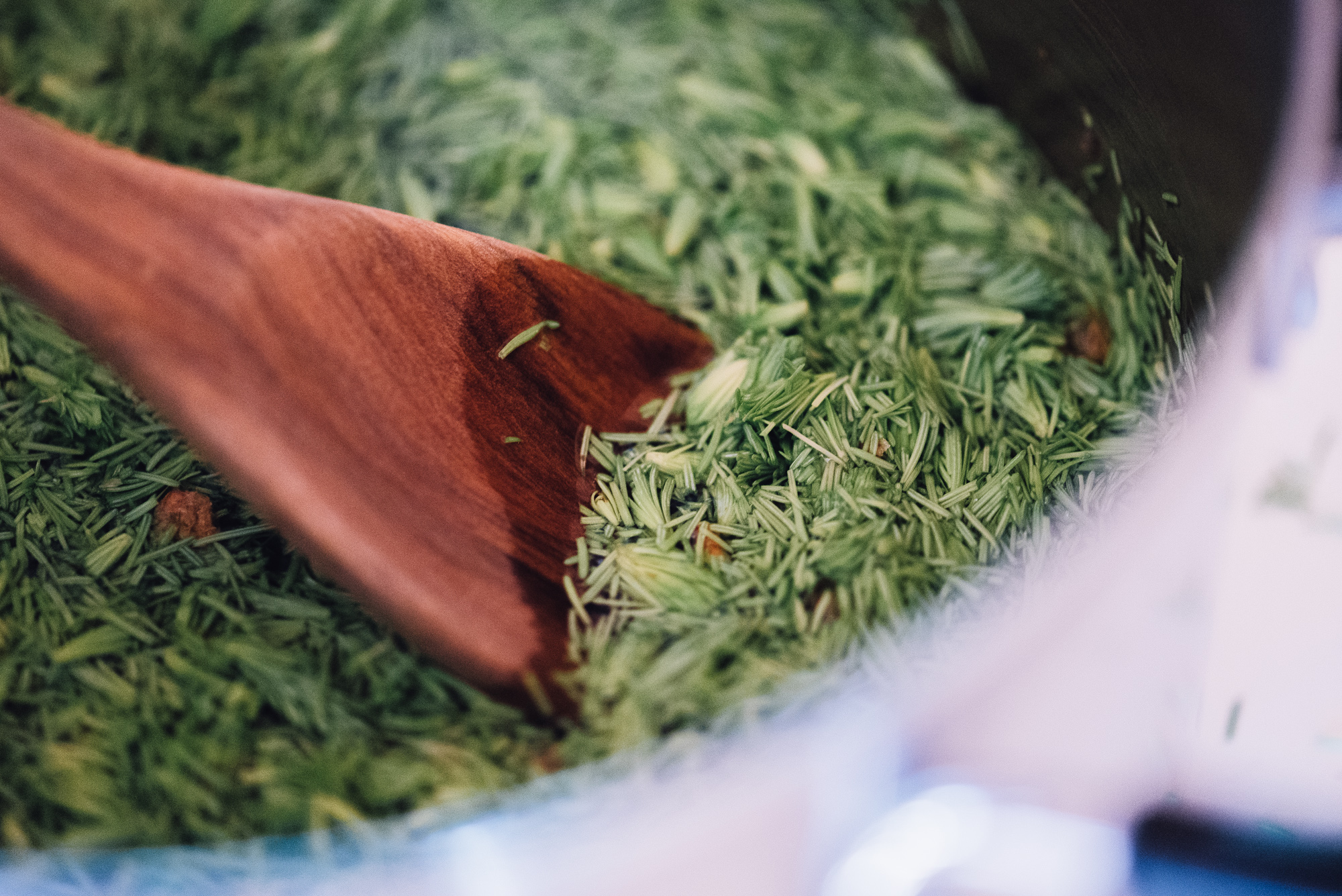 Cooking the simple syrup