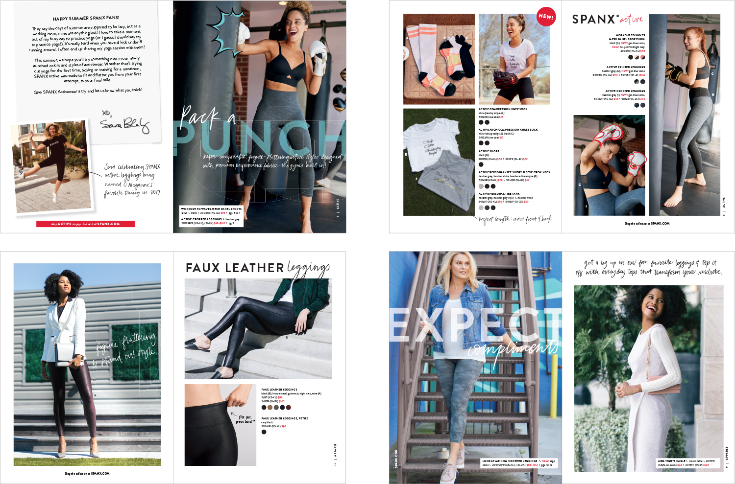 The Summer 2018 retail environment includes seasonal photography and a dimensional representation of the campaign's print ad.
