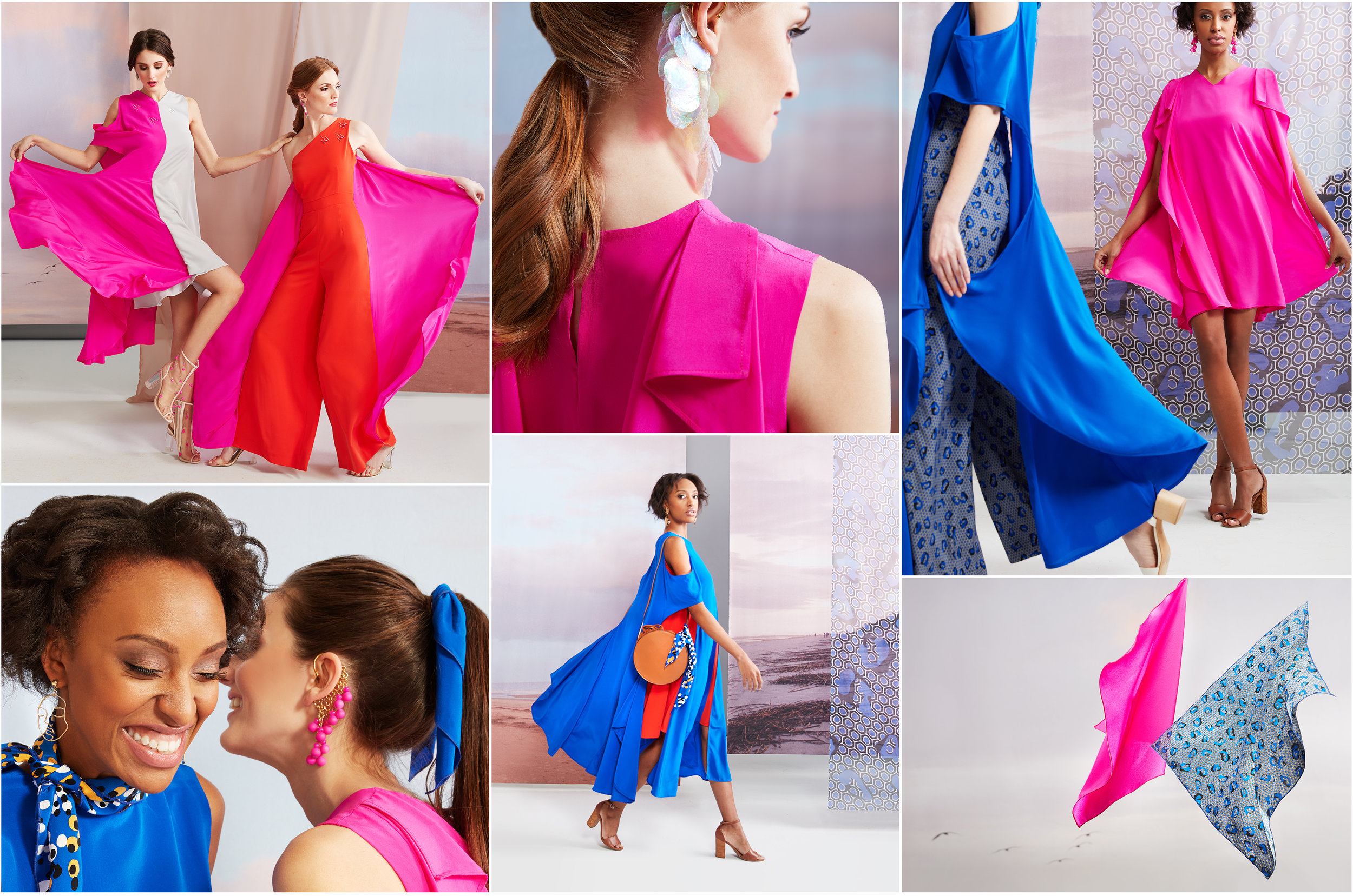 Campaign and product imagery evoke seaside memories and celebrate the movement and detail of each unique piece.