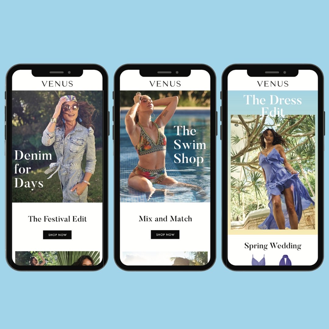 Venus Fashion / creative direction / brand strategy / campaign direction / art direction / digital design