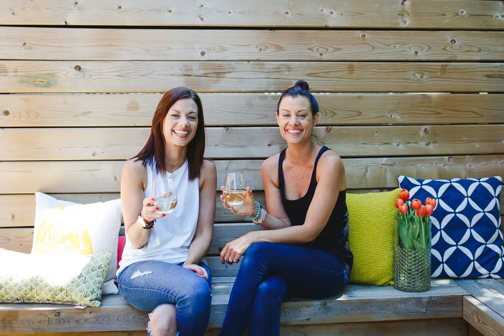 Lindsay (left) + Danielle (right)
