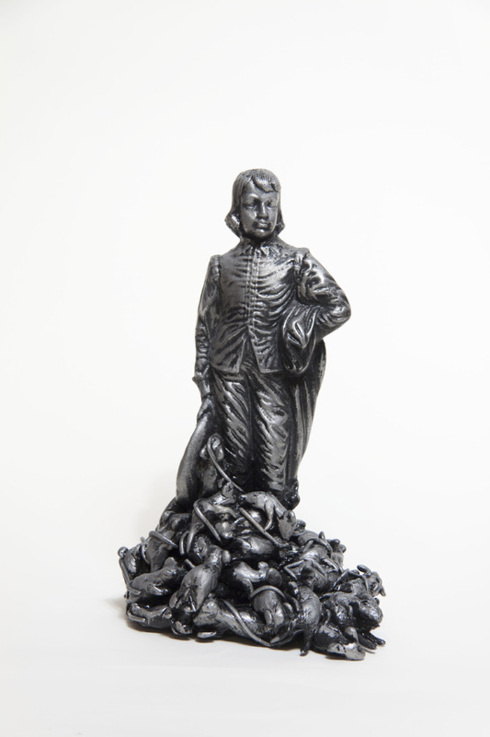 David Poolman, Bounty, 2013, 9 x 7.5 x 12.75 inches, lost wax aluminium casting