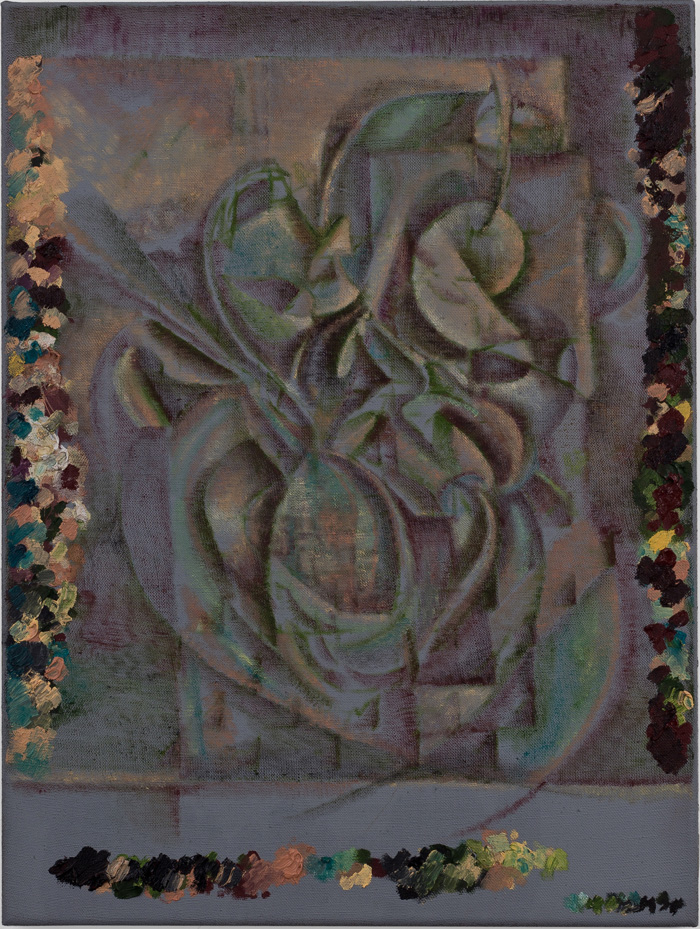 Aaron Weldon, European Flower Arrangement, 2015, 24 x 18 inches, oil on linen