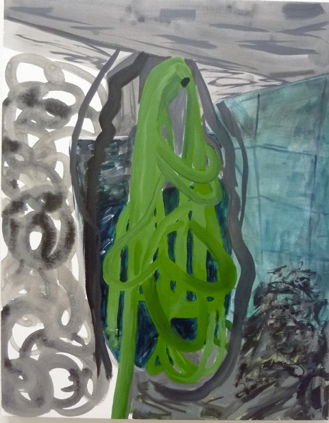 horse tack, 2013, 28 x 22 inches, acrylic on canvas
