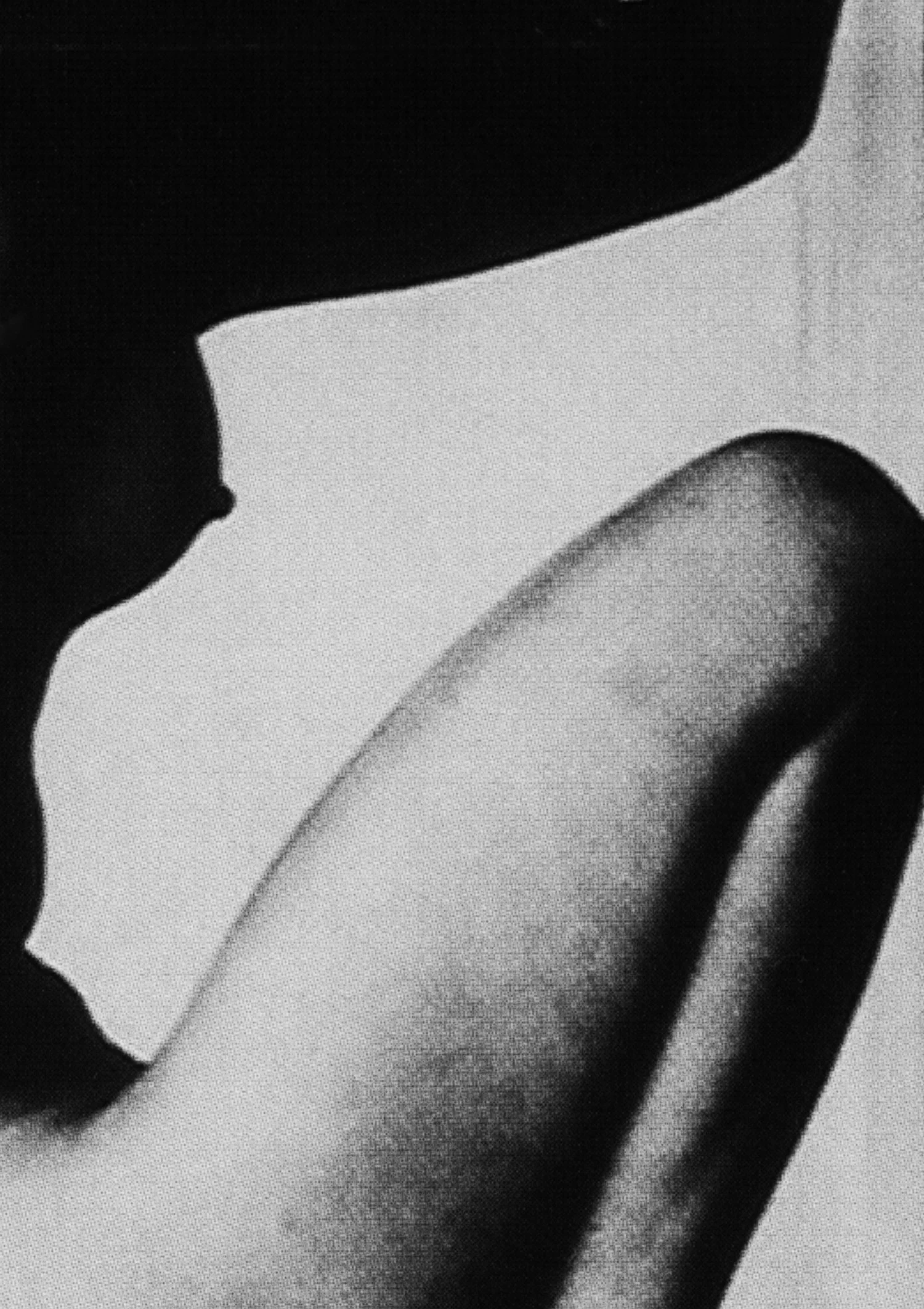 Fiona Banner, untitled , 2010 Banner's poster approaches the notion of text in an contrary way, seeking to find an opposite to advertising and message. The seams and folds of the body and paper connect seek to connect back to the intimacy of words and the physicality of text. While the abstraction of the form makes textual and punctuation like references. In particular a link to Excoffon is apparent in the shared attention to the individual expression through type design. Excoffon used his own handwriting as the basis of the font Mistral, and there is also an obvious sultptural dimension to many of his fonts (such as Clypso, Banco, etc.) For Banner, with this poster, language is understood as an extension of us and where the references are "aural and as much as to typographical."