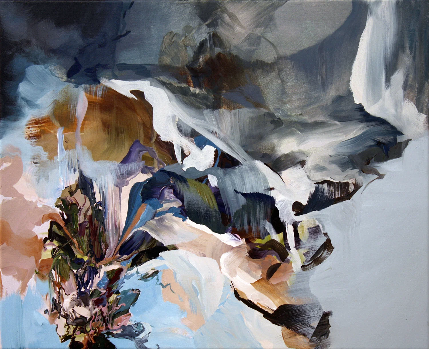 Winter Station, 2010, 18x22 inches, acrylic on canvas