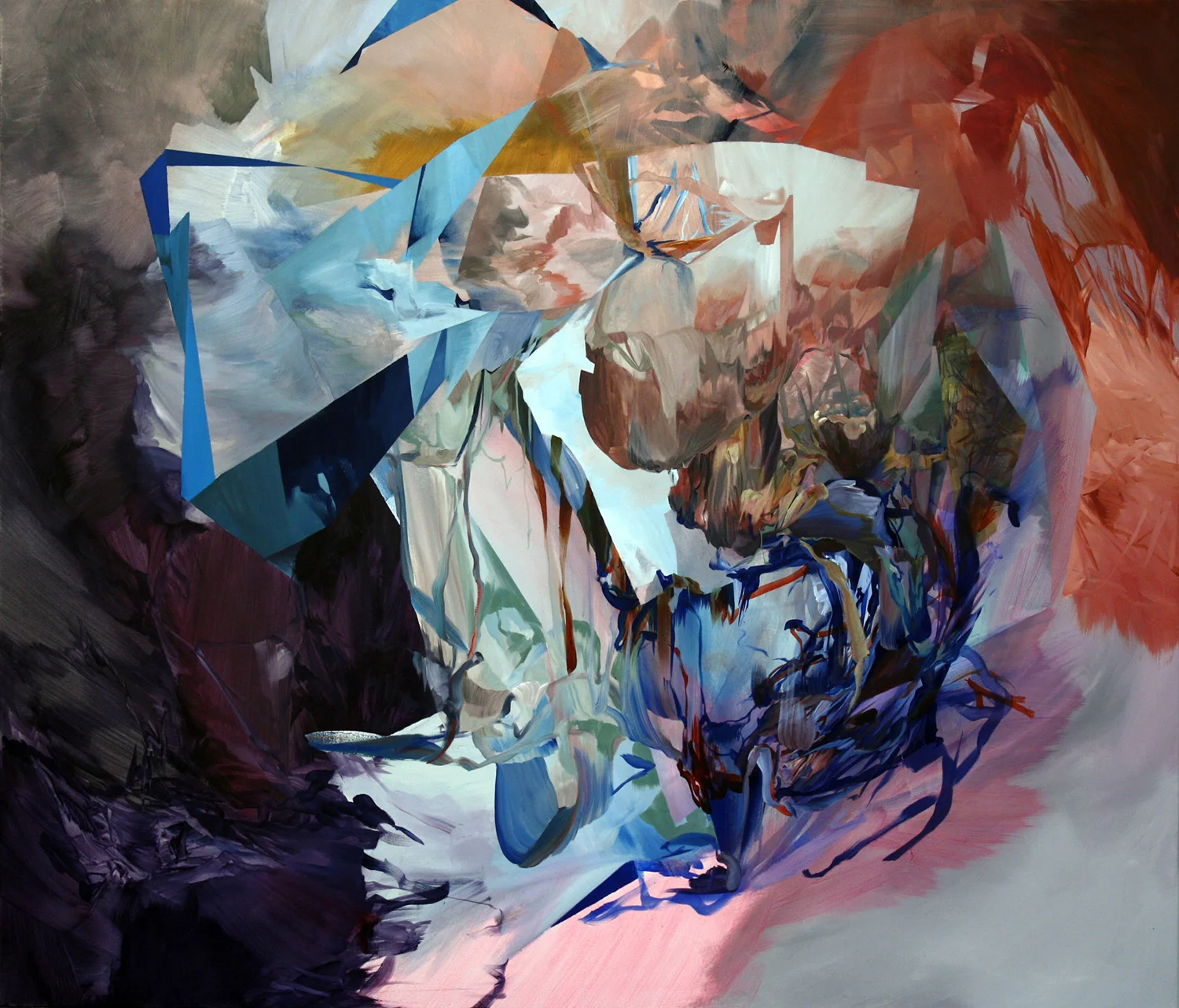Scavenger, 2010, 72x84 inches, acrylic on canvas