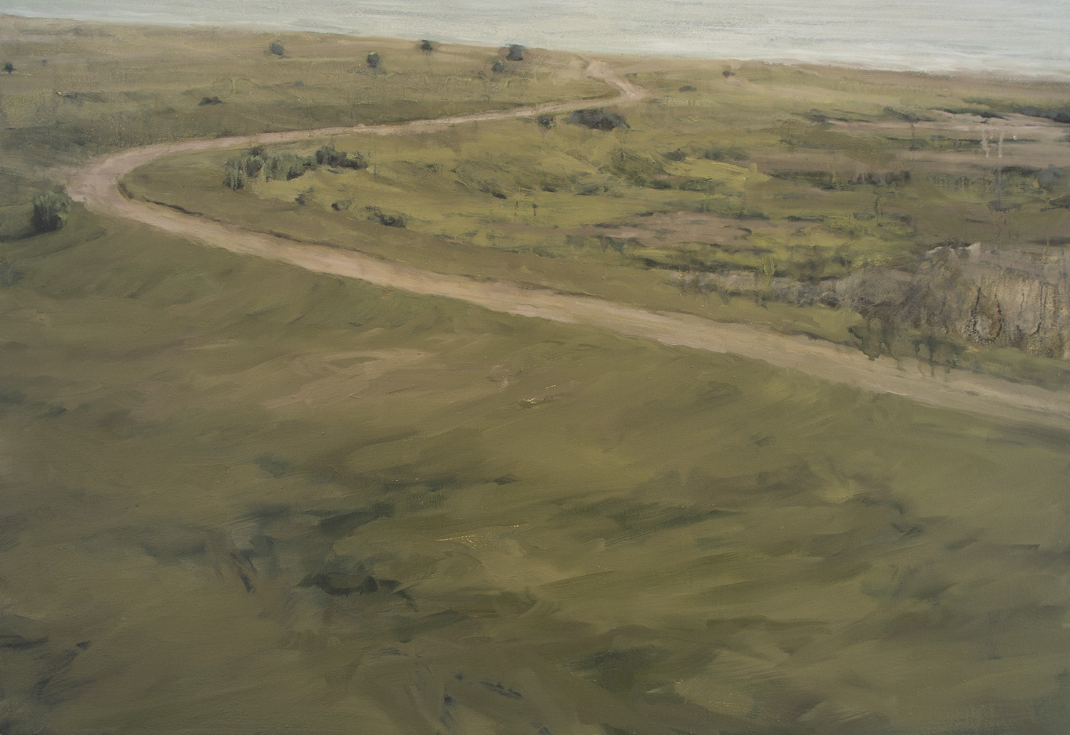 A New Age of Stillness, 2015, 33 x 48 inches, oil on canvas