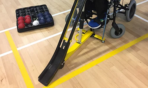 Boccia athlete