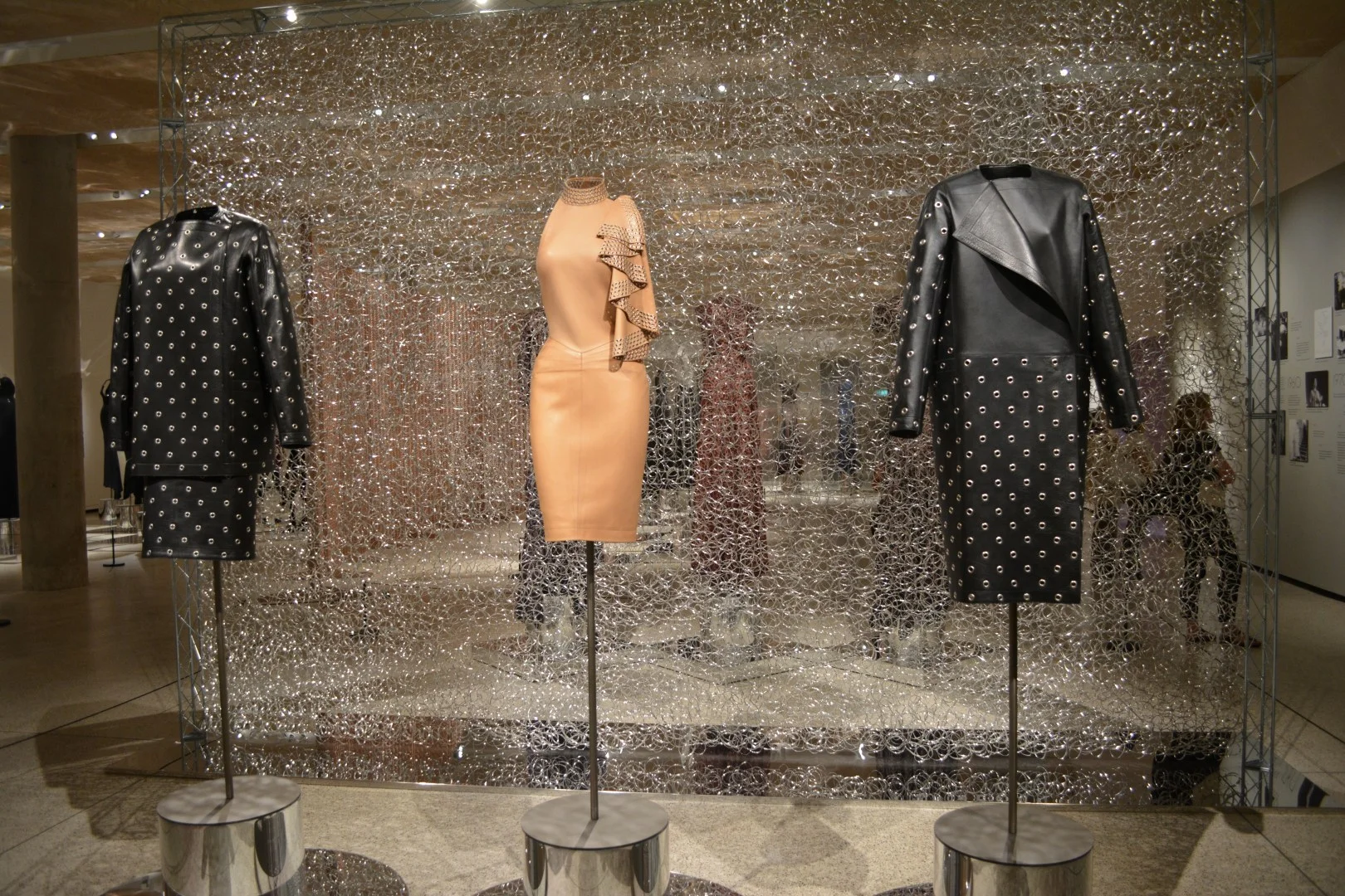 Exploring Volume – “Making the right volume is a technique that is just as complex as any other. It demands good mathematics.” To juxtapose his clinging, body-hugging forms, the dresses in this section express his interest in creating volume, and re-exploring techniques prominent in the 18th century. His pieces do not contain any internal structure though, relying entirely on the weight and the form of the fabrics themselves.