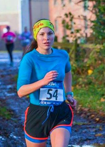 Chiara with her game face on at a previous Foxtrail race