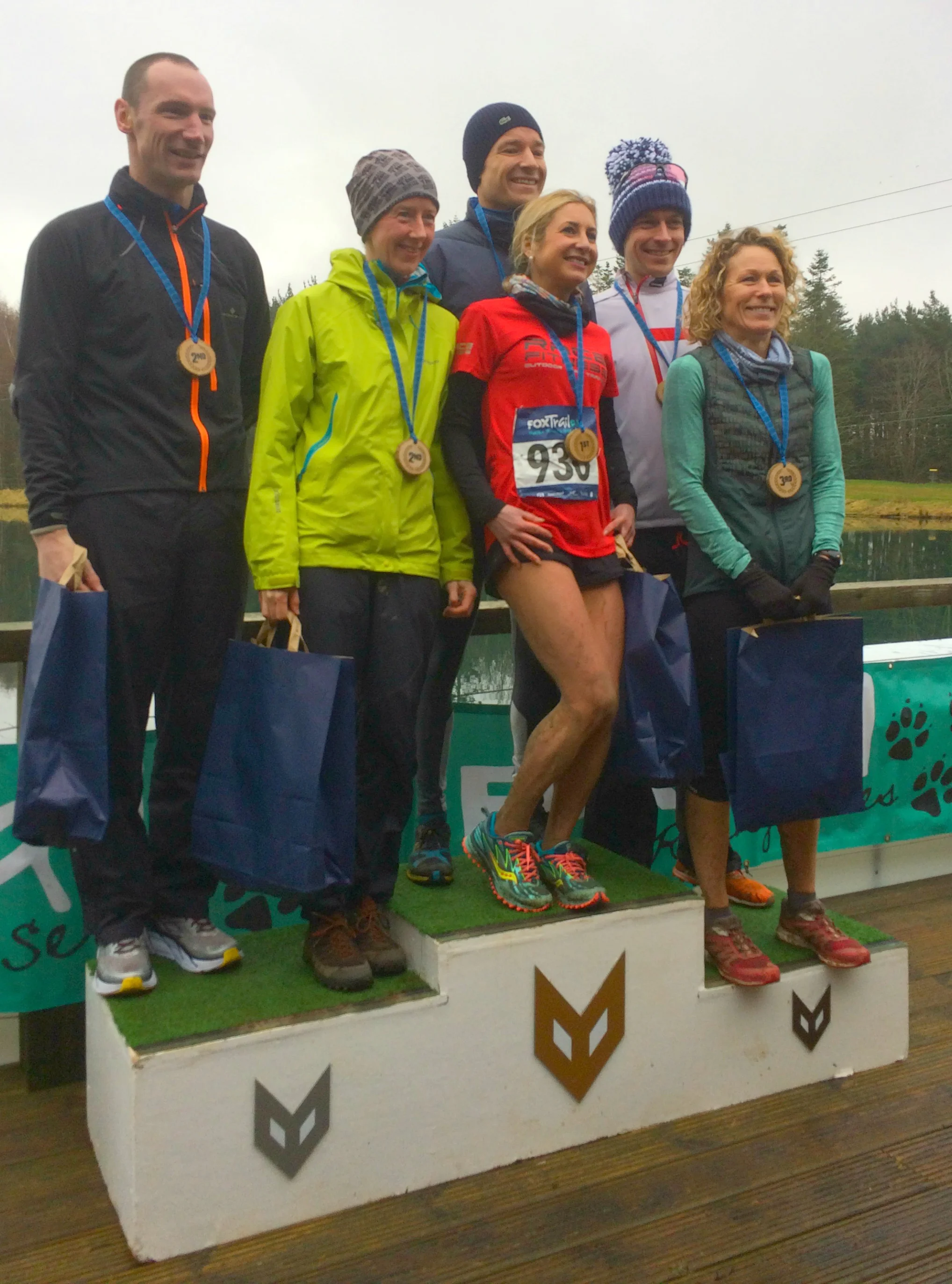 Race 6 podium winners