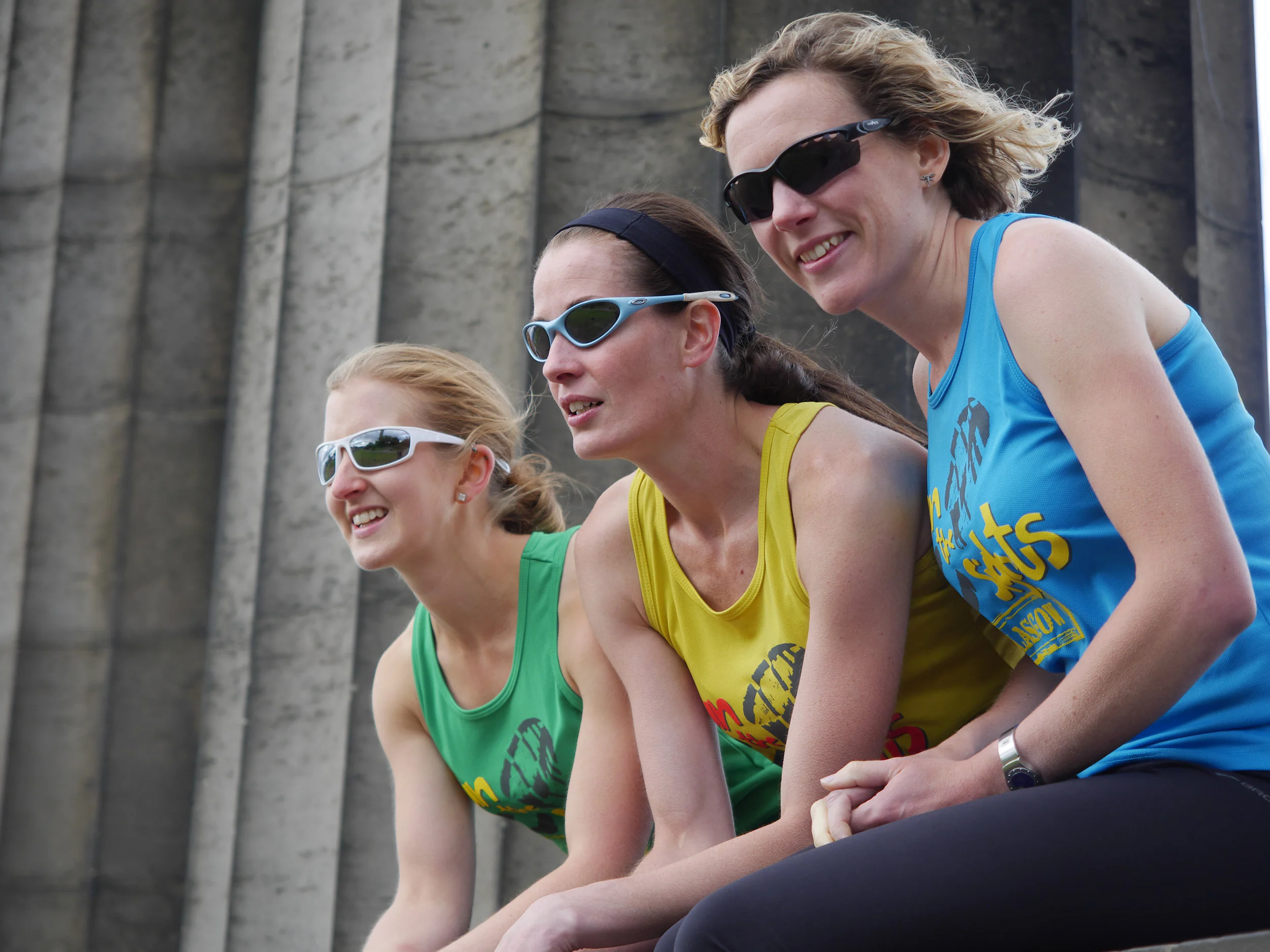 The Run the Sights guides; Elaine, Ali and Elspeth