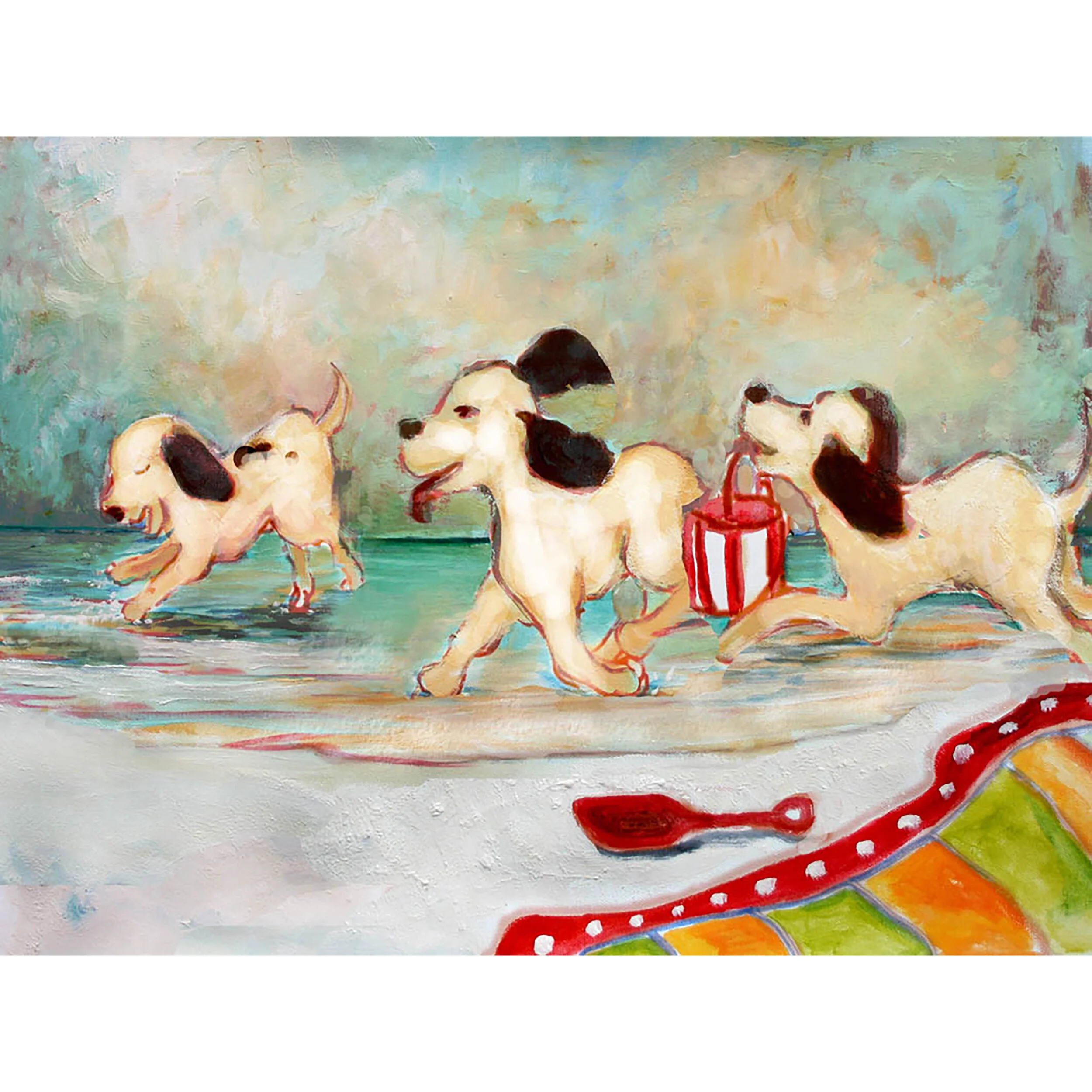 High Texture Puppies' Reflection Art Kit 16 x 12