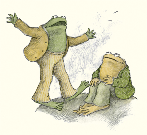 "Toad, I have to tell you about the most amazing infographic someone just DMed me!" exclaimed Frog.