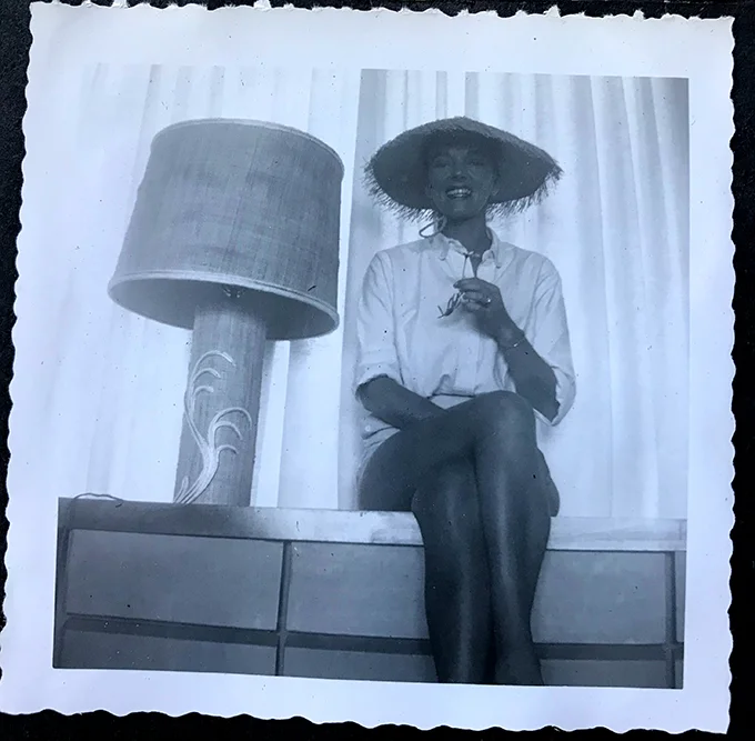 Mom-straw hat & lamp-1950s_adj01-sm.jpg