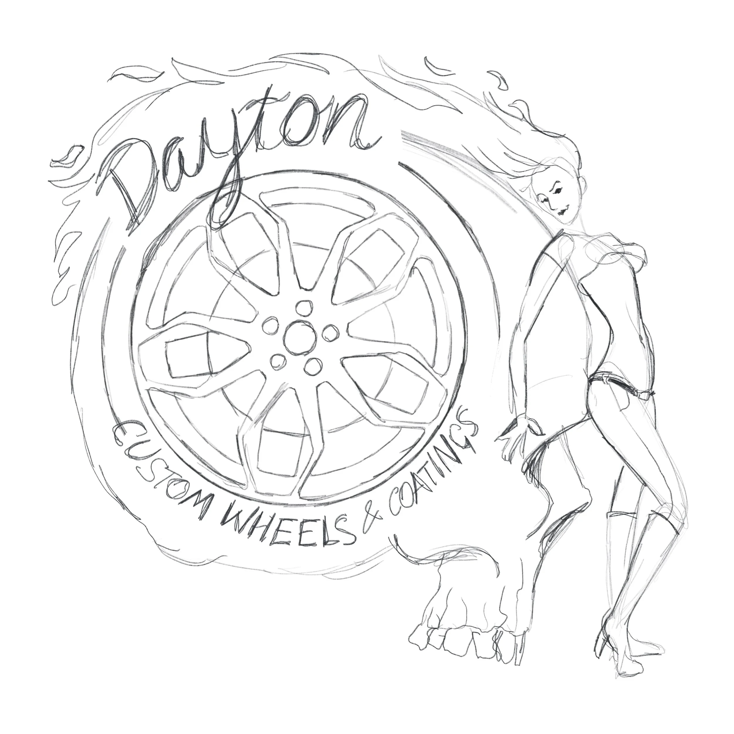 Early Concept Sketch for Selected Design