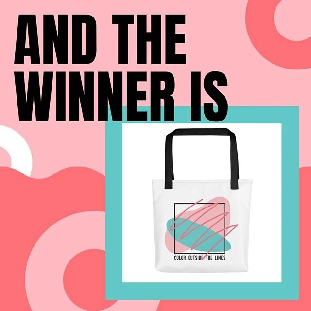 Thank you all so much for participating in the &quot;Color Outside the Lines&quot; tote giveaway! ⠀⠀⠀⠀⠀⠀⠀⠀⠀
⠀⠀⠀⠀⠀⠀⠀⠀⠀
The winner is....*drumroll please*... @hannaholdhambates! ⠀⠀⠀⠀⠀⠀⠀⠀⠀
⠀⠀⠀⠀⠀⠀⠀⠀⠀
Congrats, mama!⠀⠀⠀⠀⠀⠀⠀⠀⠀
.⠀⠀⠀⠀⠀⠀⠀⠀⠀⠀
.⠀⠀⠀⠀⠀⠀⠀⠀⠀⠀
.⠀⠀⠀⠀