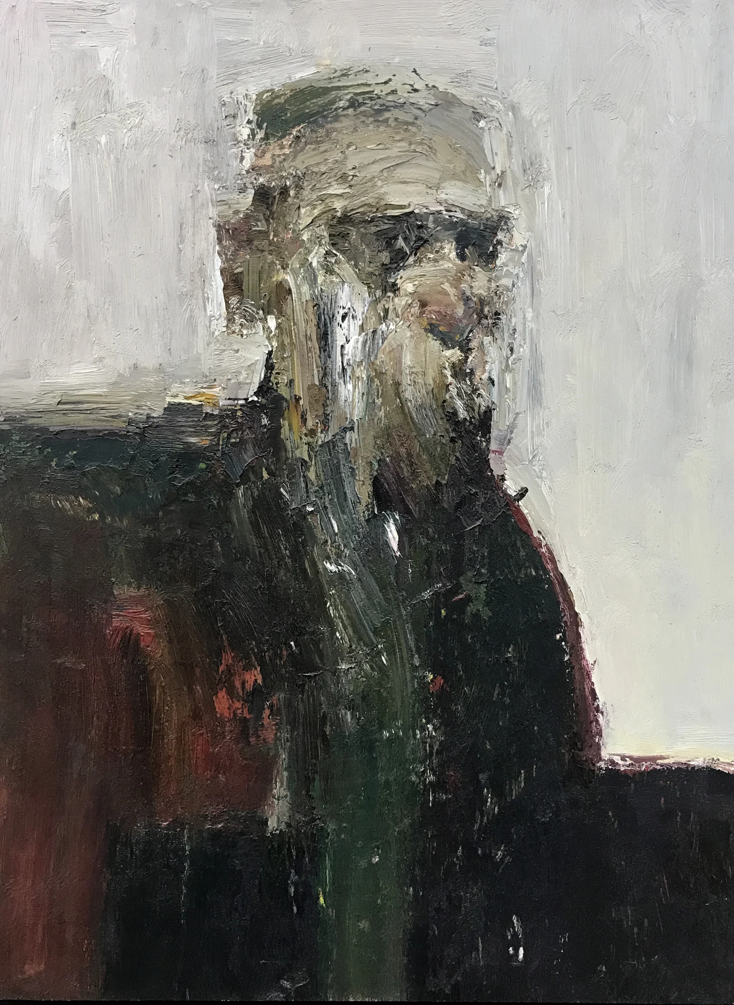 "TEXTURES" 24Xx18 in. 61x46 cm. oil on board 2016