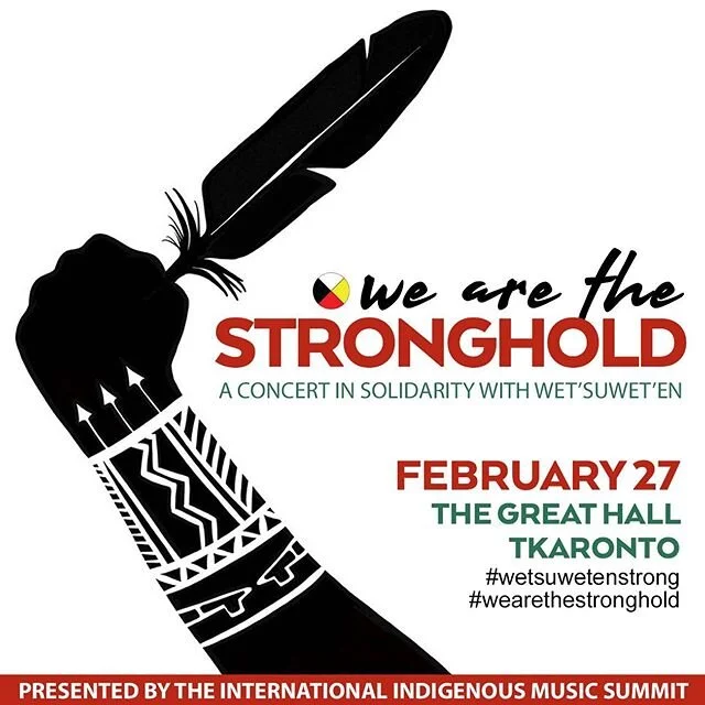 The @indigenousmusicsummit is presenting a concert in support of the Wet’suwet’en land defenders in #tkaronto at @thegreathallto on Feb27th! More details to follow!!
#WetsuwetenStrong
#WeAreTheStronghold