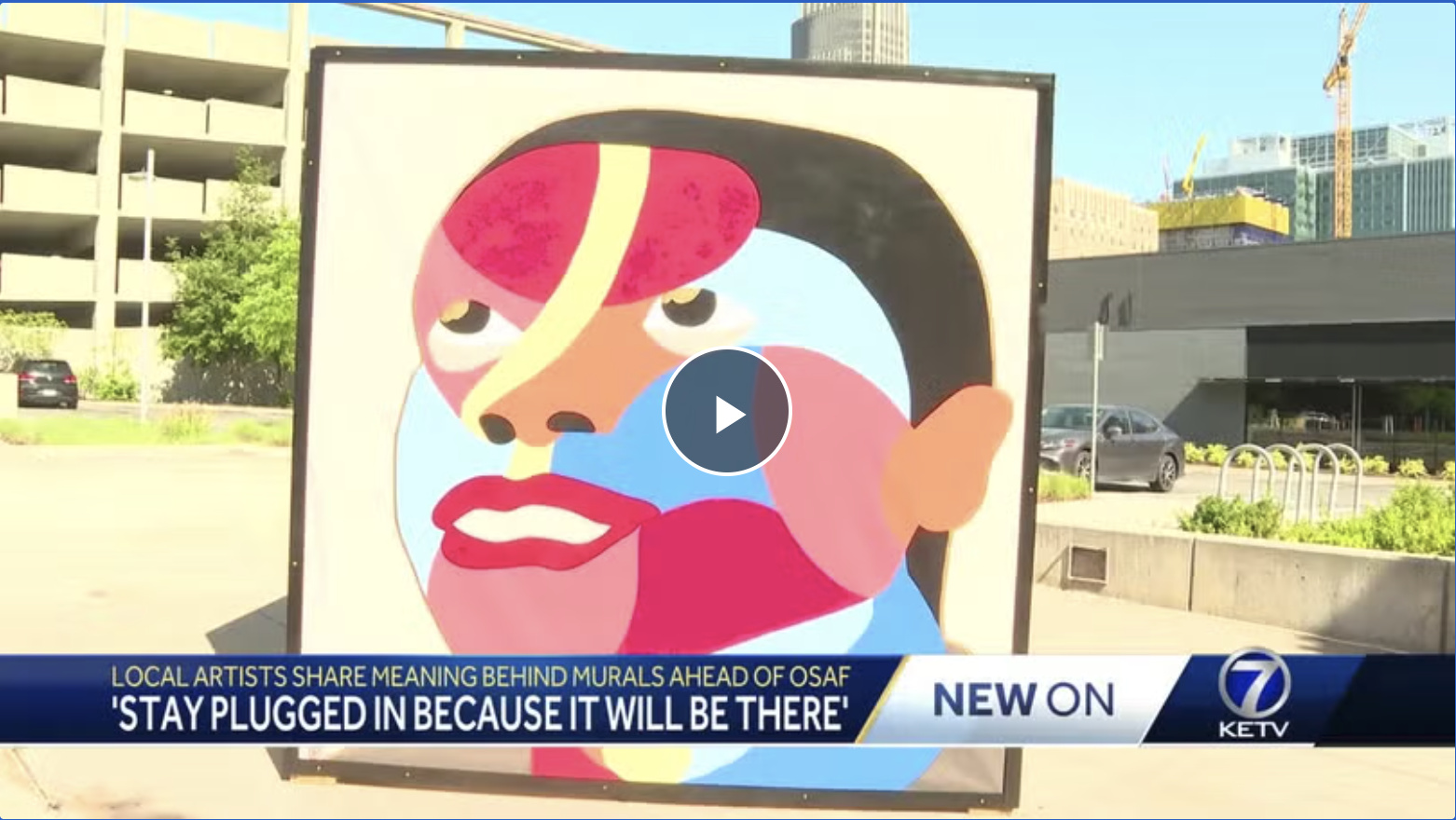 Message behind the murals; local artists encourage new faces ahead of Omaha Summer Arts Fest