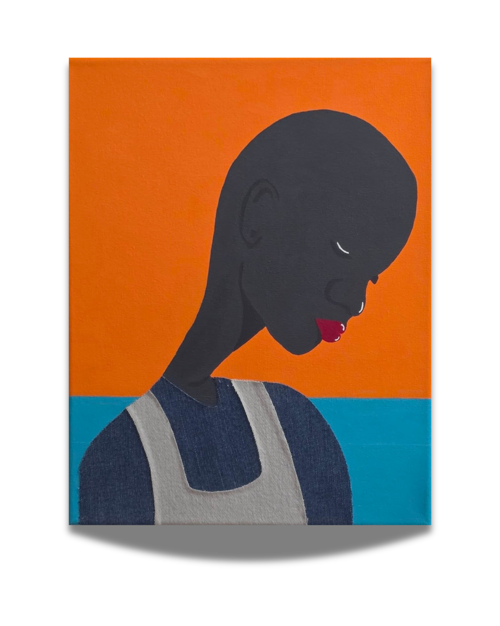  Untitled (Exploration 2) , 2025
acrylic & fabric denim on stretched canvas
11"x14"
  Email to purchase.  