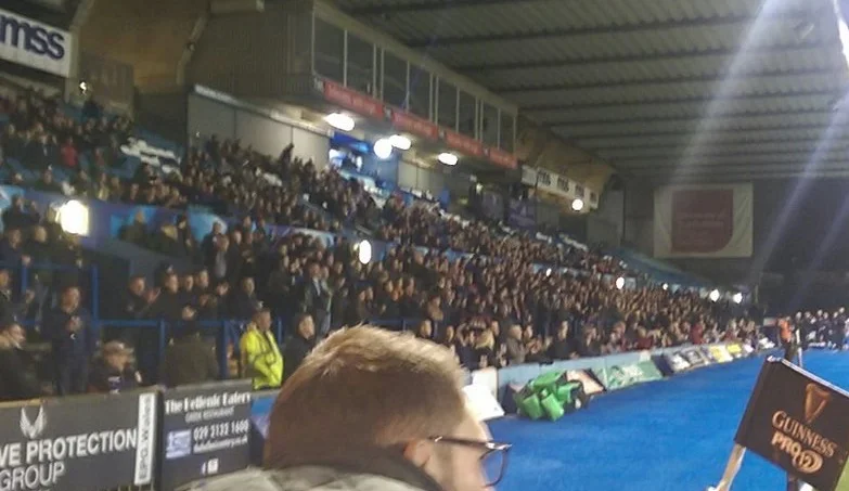 Pontypool RFC Fans pack CAP in their 2nd round cup match on Saturday.