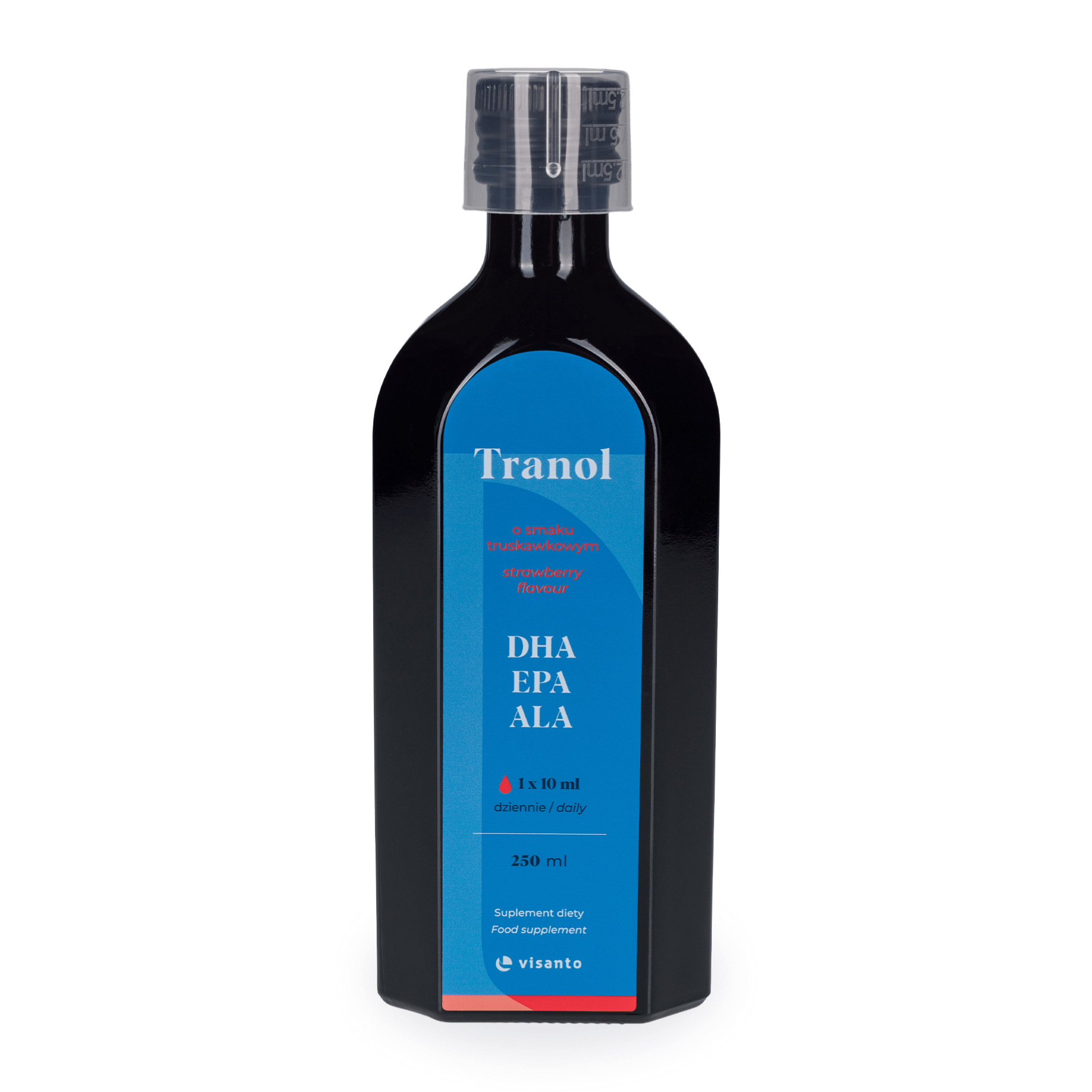 TRANOL truskawkowy 250 ml