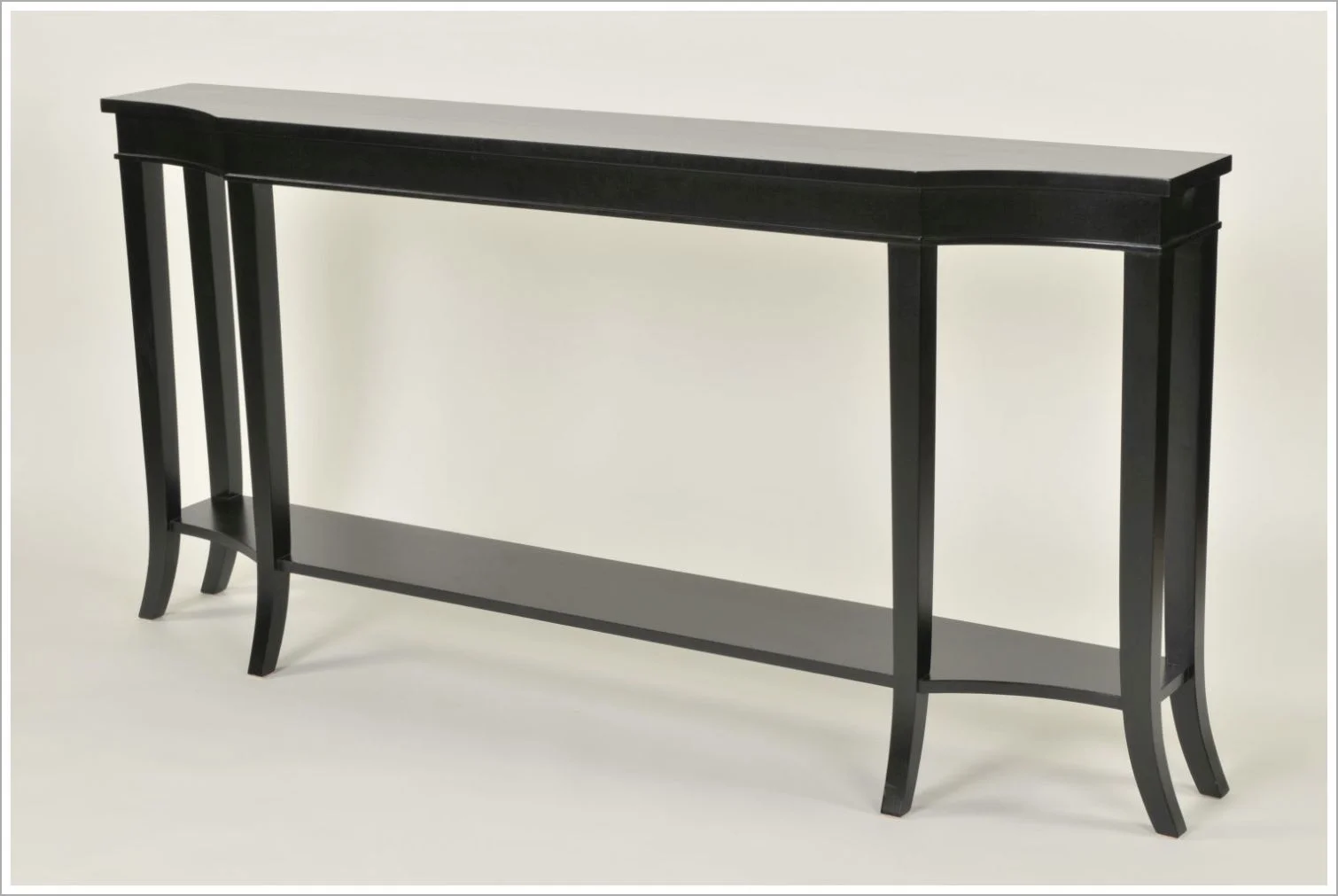 Custom Black Hospitality Console Table
